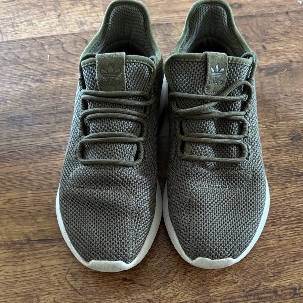 Adidas Green Mesh Sneakers